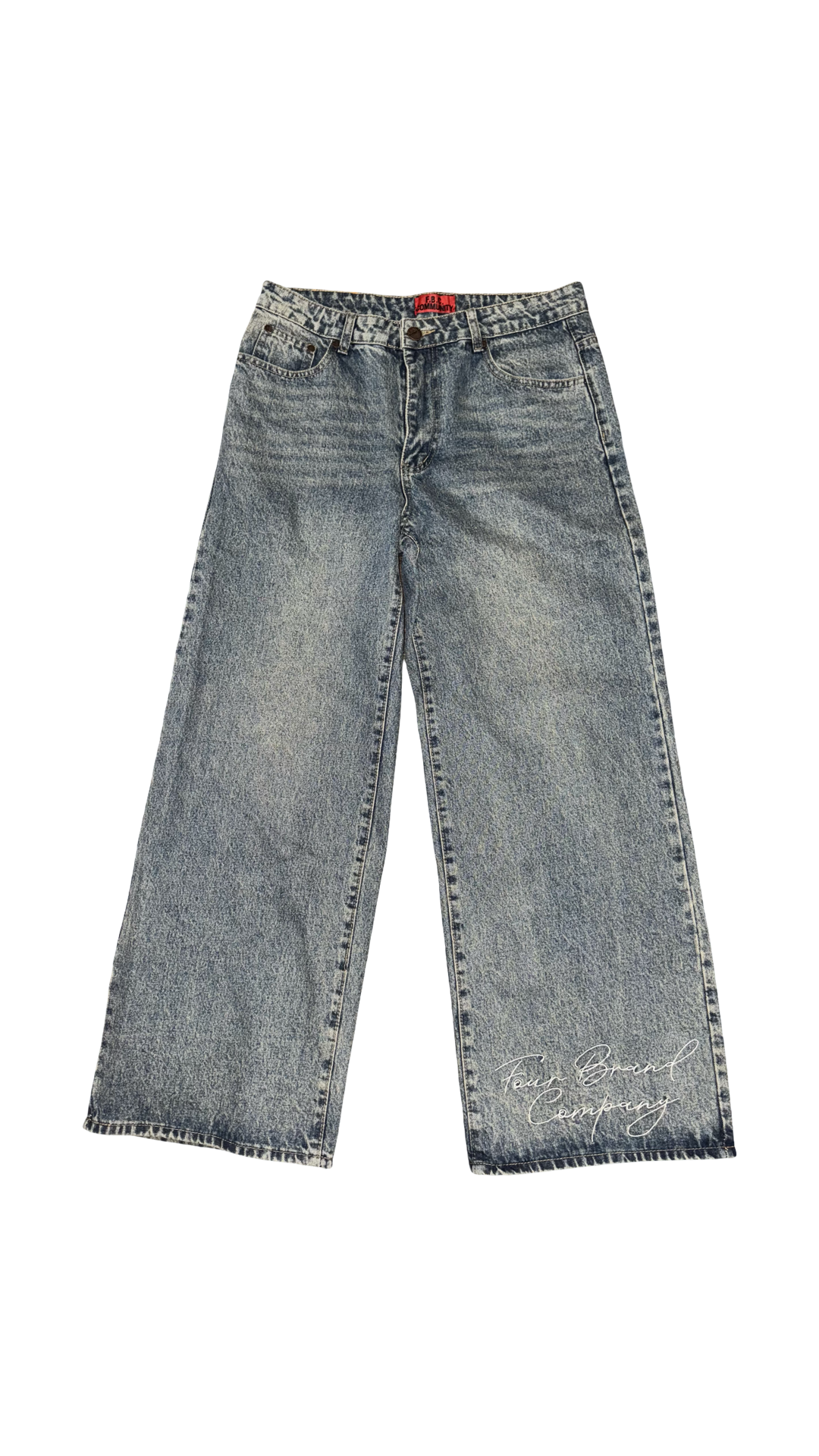 FBC CURSIVE FLARE JEANS
