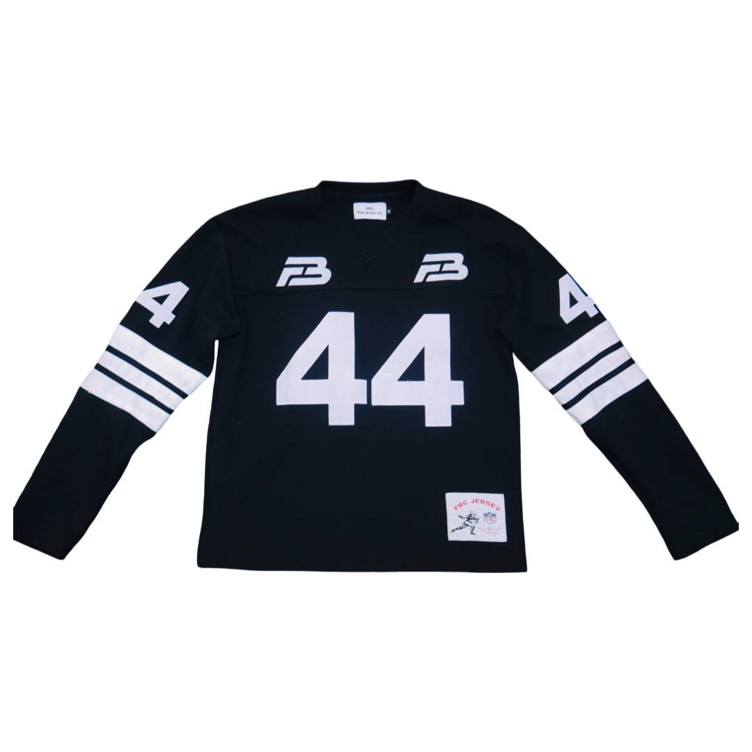 FBC LONG SLEEVE FOOTBALL JERSEY (BLACK)