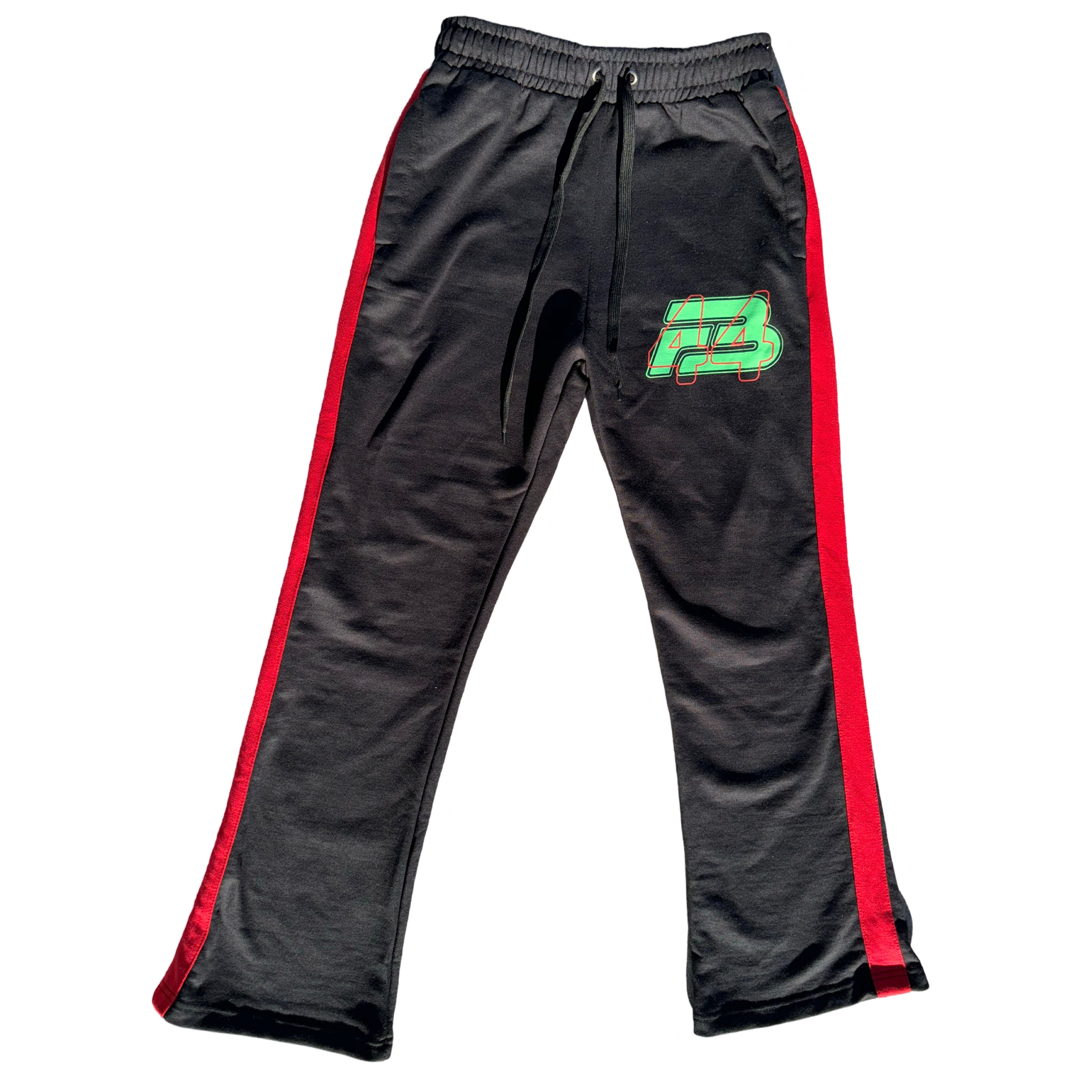 FBC BLACK FLARE SWEATPANTS